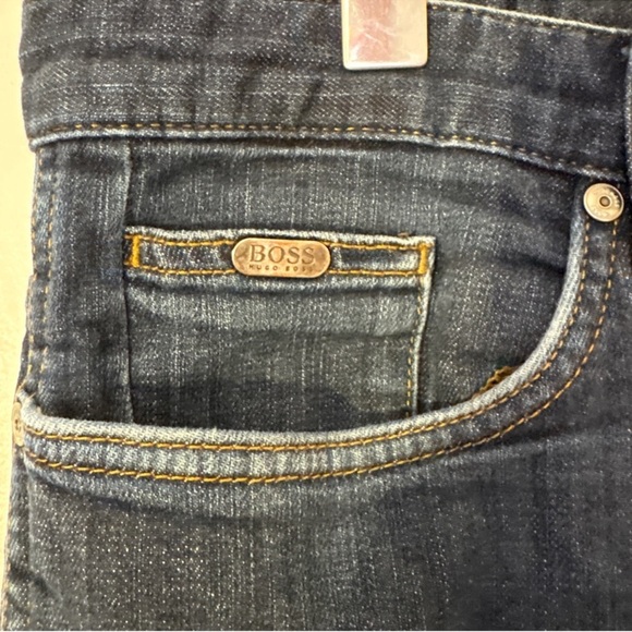 Boss Dark Blue Slim Jeans - Picture 6 of 9